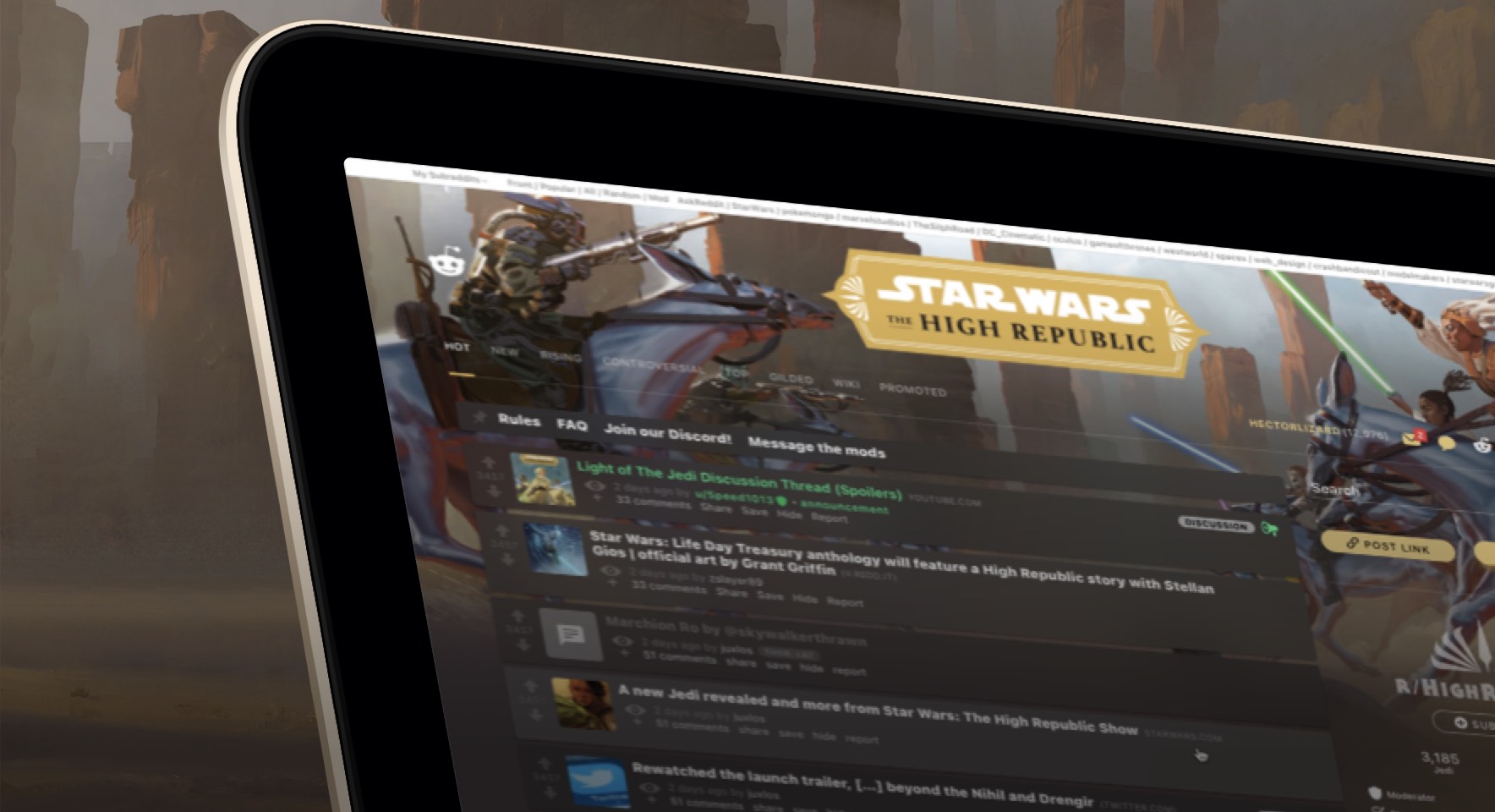 The High Republic is the latest Big Picture-powered community on Reddit